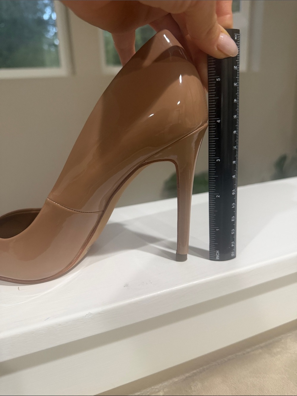 Jessica Simpson Nude Patent Pointed Toe Pumps - Blush Patent - Picture 4 of 4